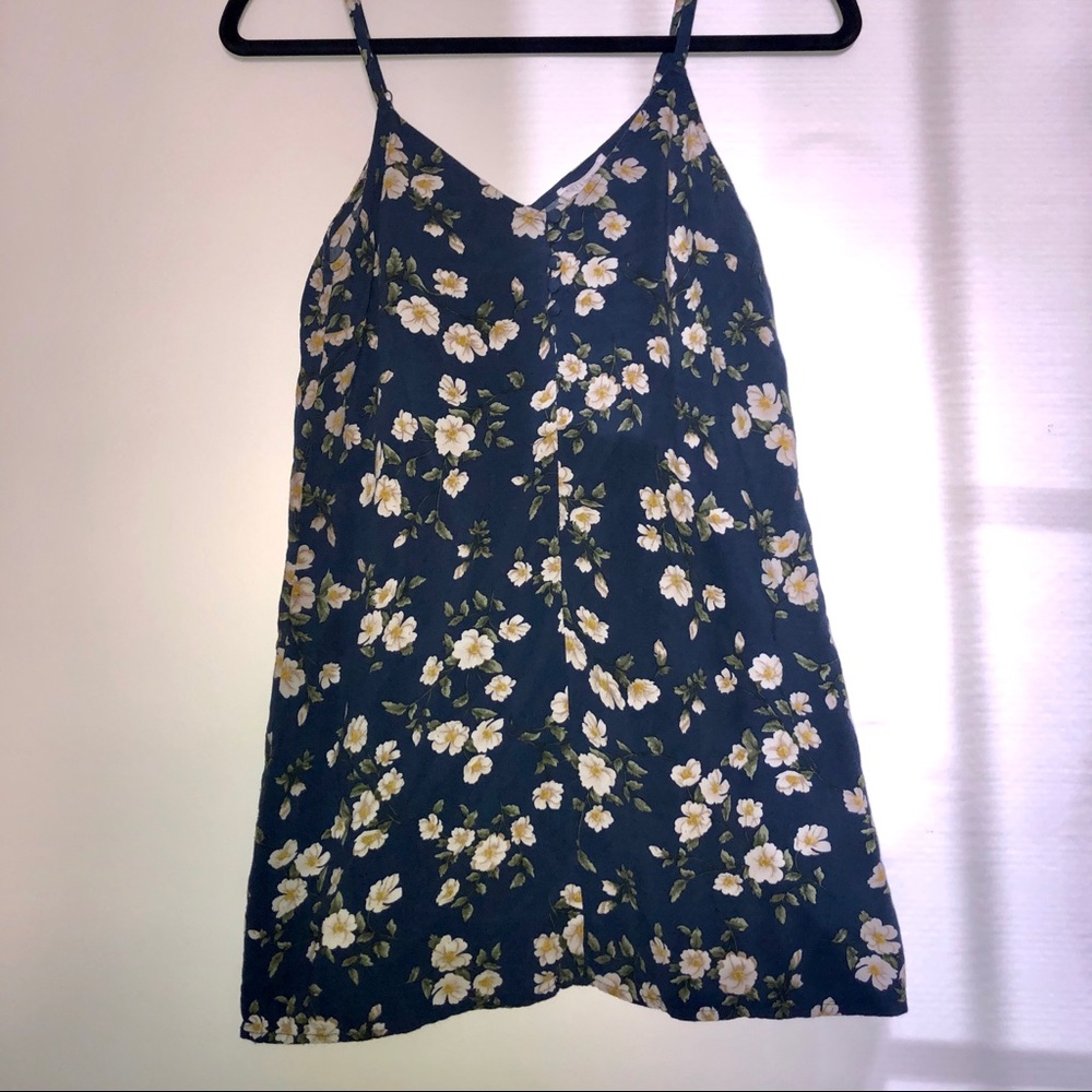 Navy blue sundress